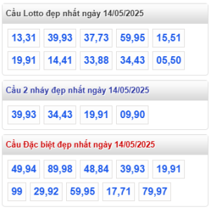 cầu lô đẹp nhất trong ngày